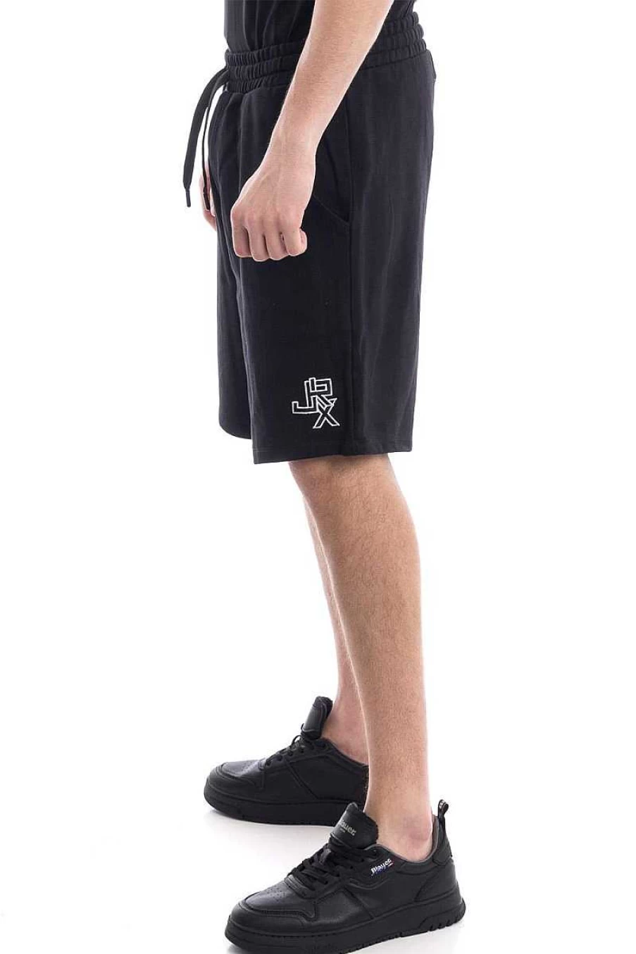 Richmond Men's Fleece Bermuda Shorts - Hector Ump23057Be Black