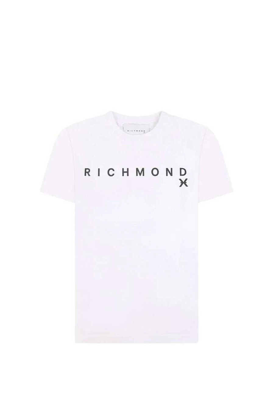 Richmond Men's White T-Shirt - Classic Cotton Tee for Casual Wear