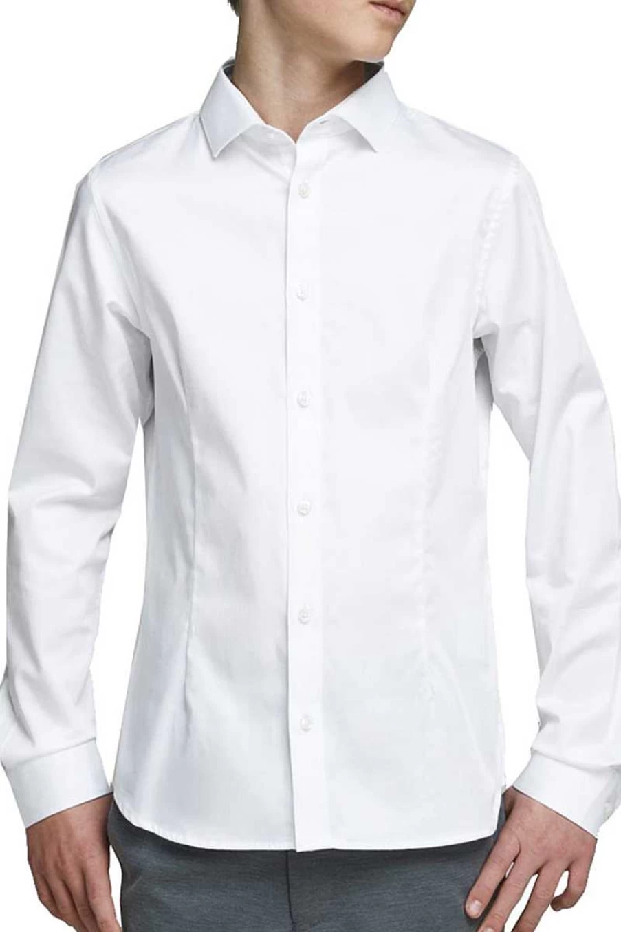 Jack & Jones Kids' Basic White Shirt 12151620 - Comfortable Cotton Tee for Children