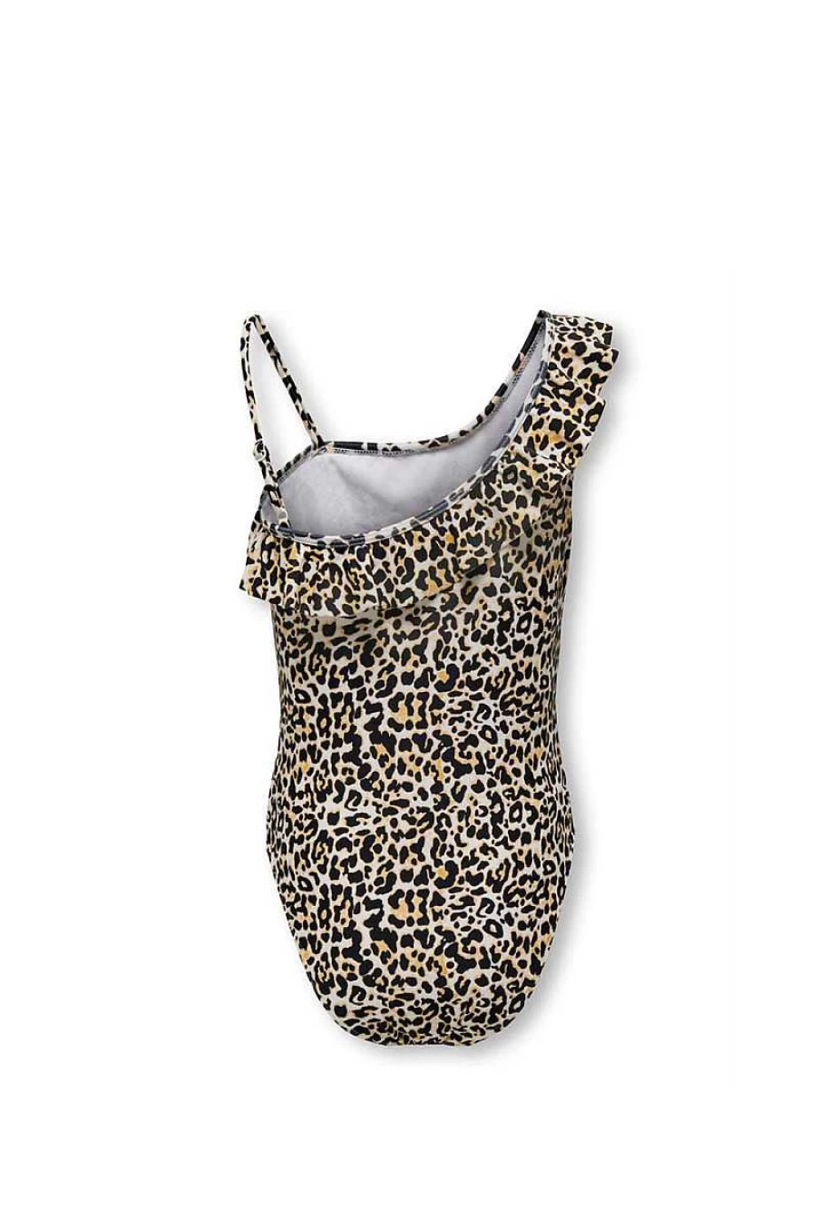 Only Leopard Print One-Piece Swimsuit for Girls - Stylish Bathing Suit 15261972
