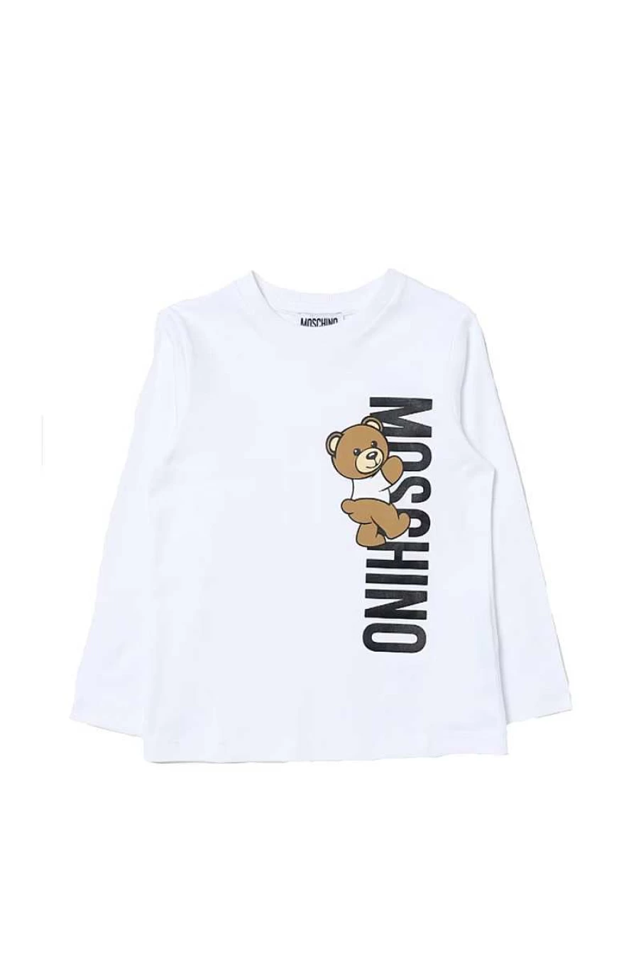 Moschino Kids White Shirt Hpo00J-Laa02K for Children