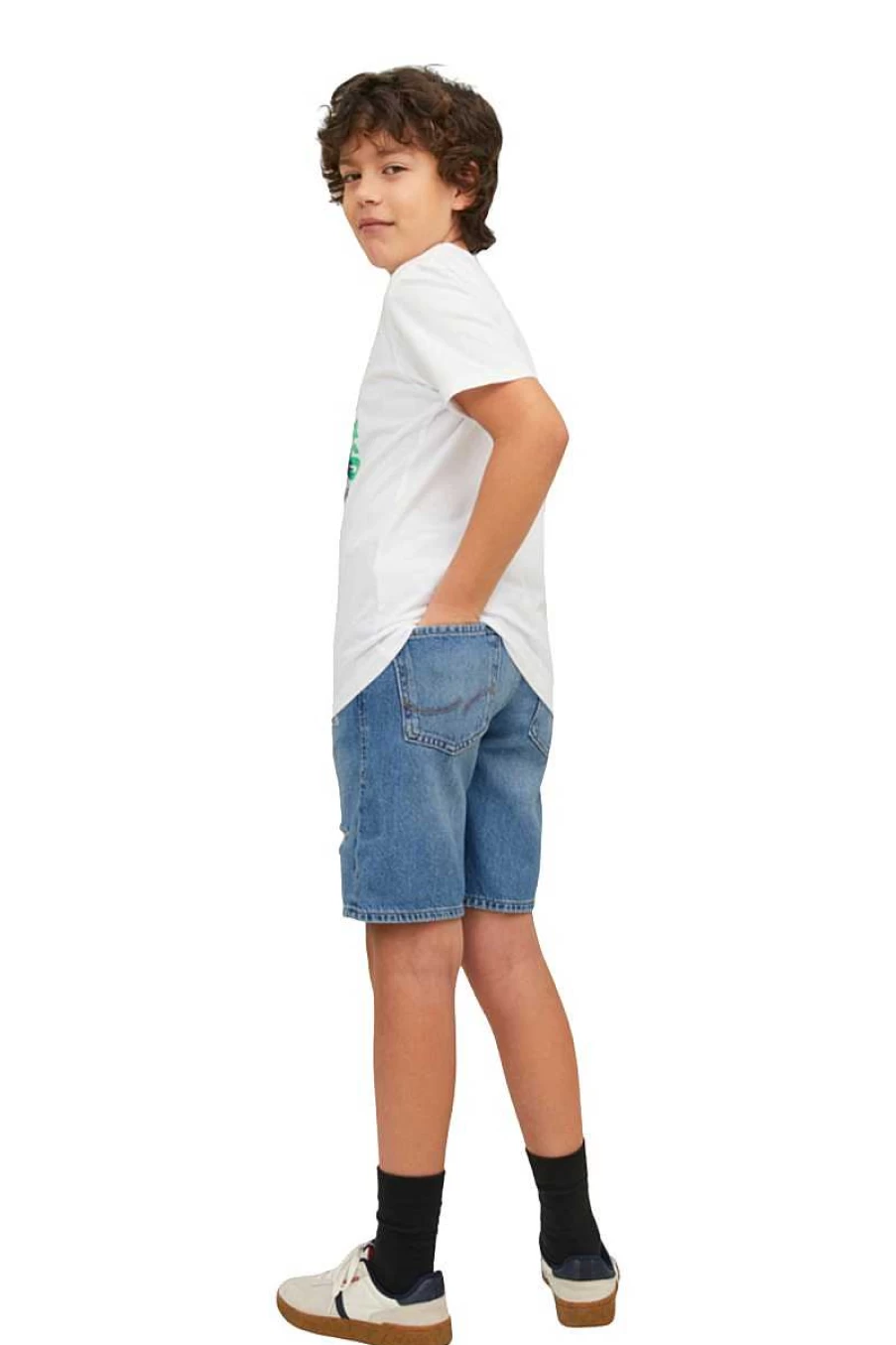 Jack & Jones Bermuda Jeans for Kids - Blue Denim Shorts 12229507