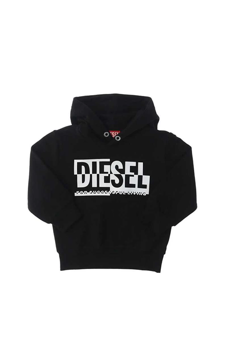 Diesel Kids' Black Kyavf Sweatshirt | J01507 | Children's Casual Pullover