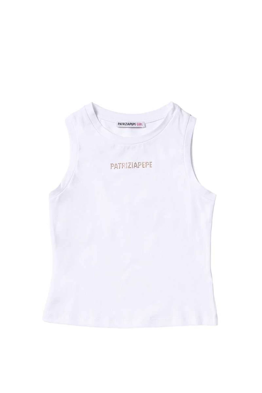 "Patrizia Pepe Girl's Mango White T-Shirt 7M0708"