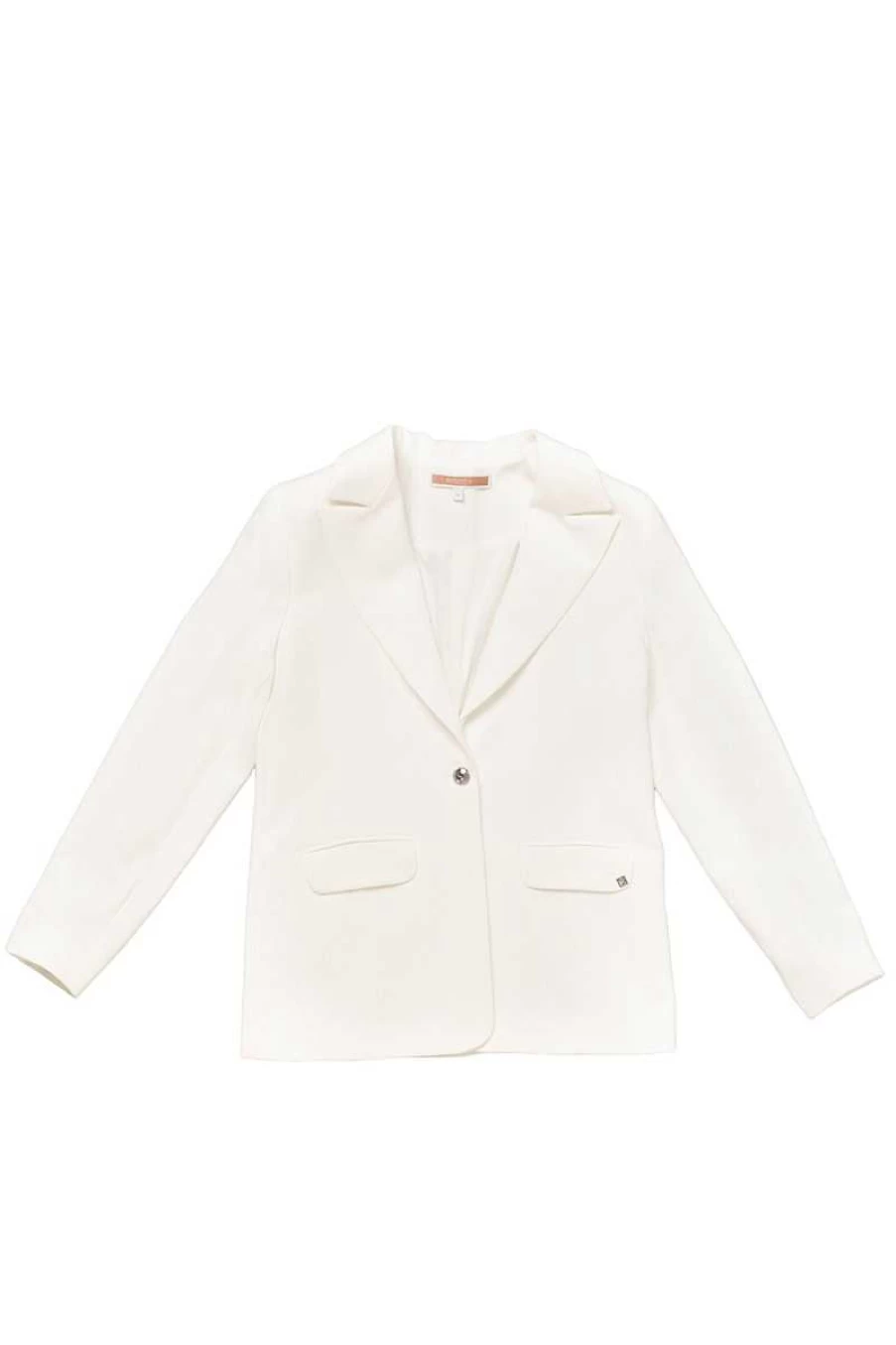 Kocca Girls' White Maelar Jacket - Stylish Winter Outerwear for Girls