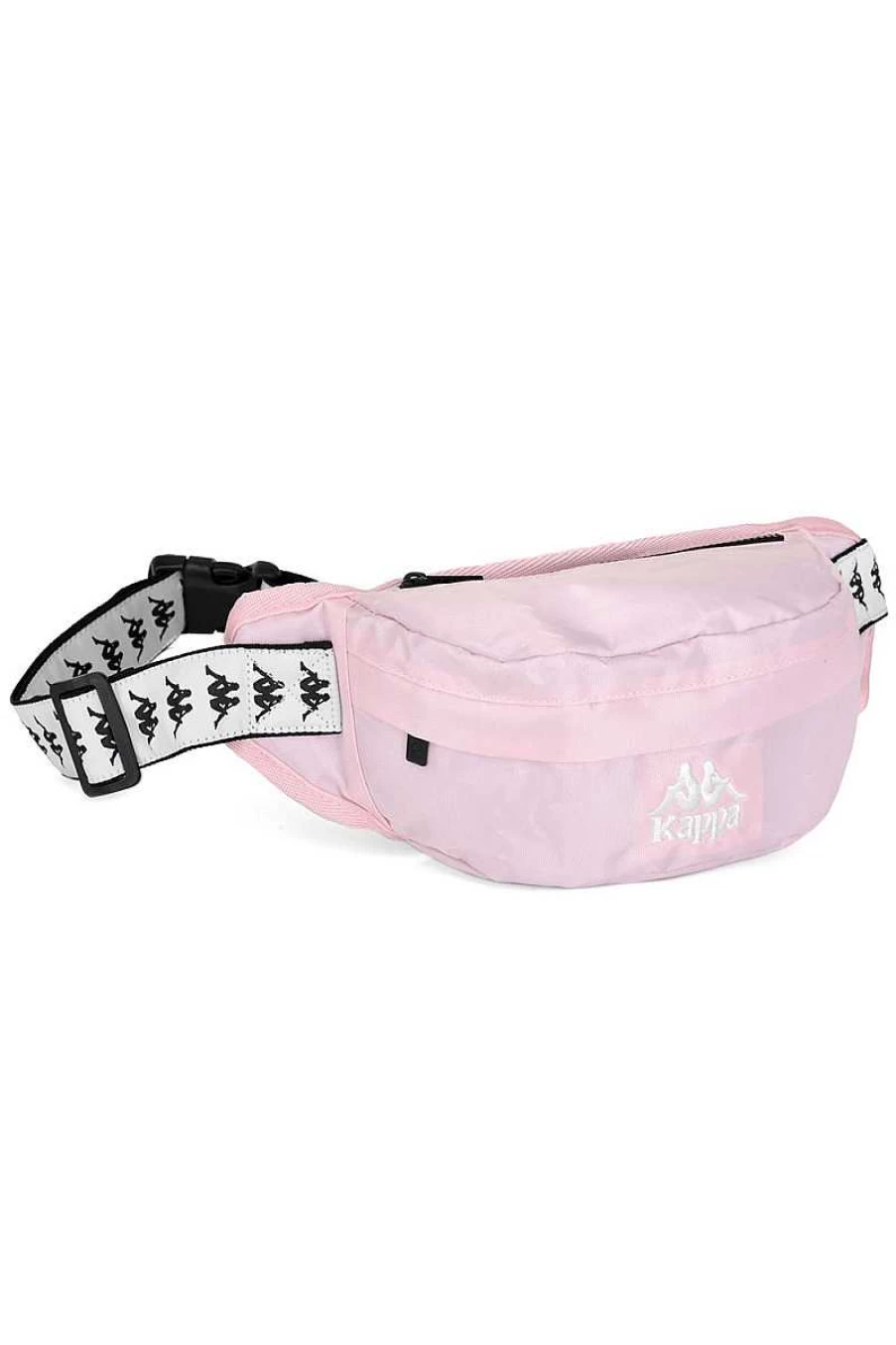 Kappa Unisex Bum Bag 222 - Pink & Black Crossbody Waist Pack for Women & Men