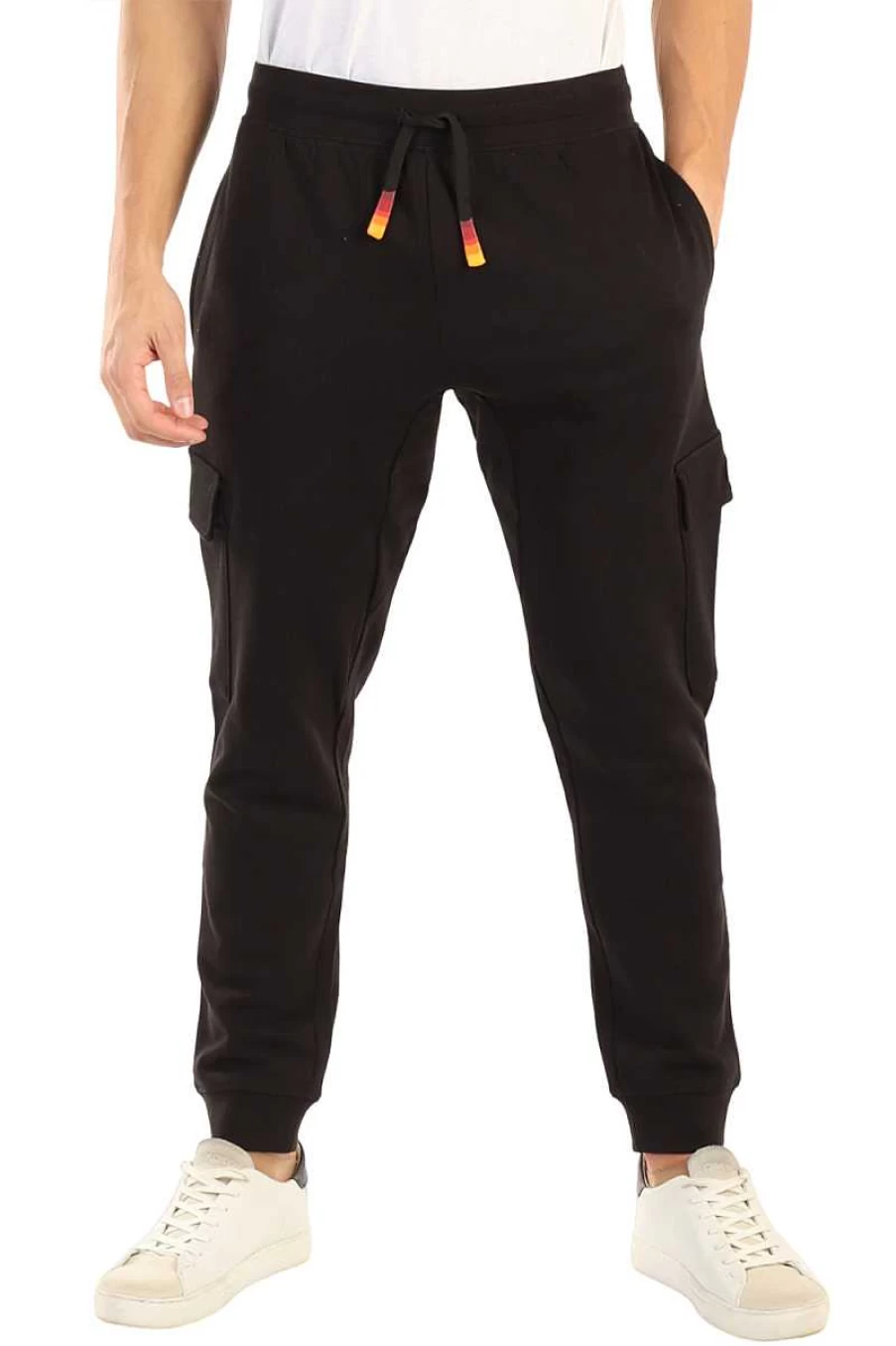 Ellesse Men's Pocket Pants EHM303W22 - Black Casual Trousers for Men