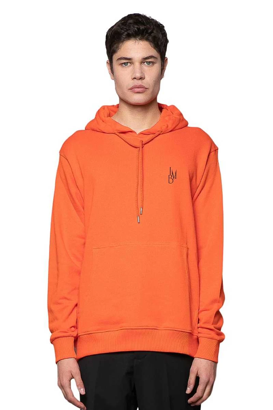 "Im Brian Men's Orange Hoodie F2471 - Stylish Comfort for Men"