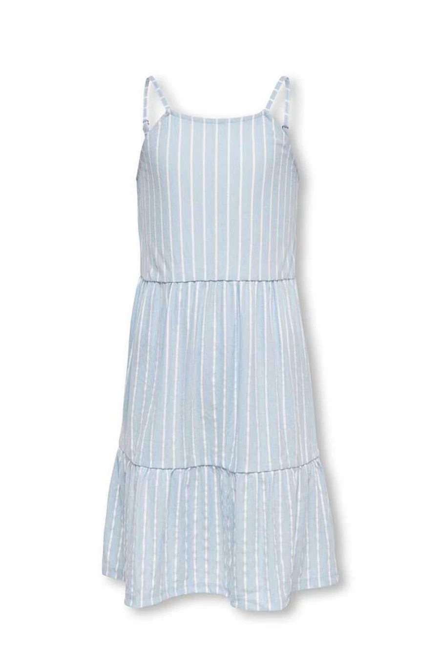 "Only Girls' Blue Striped Linen Dress | 15263624"