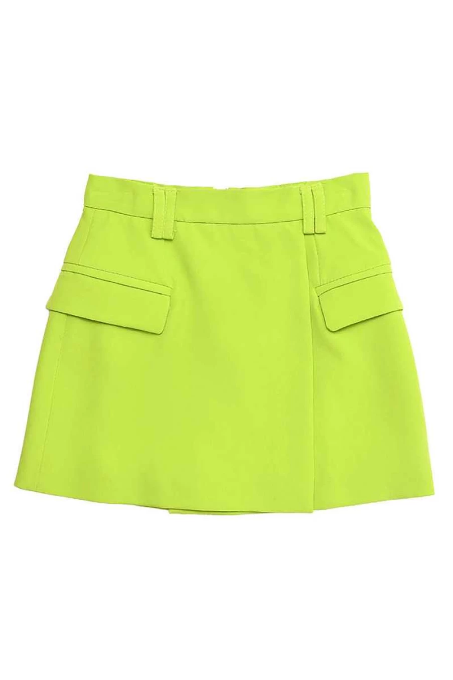 "Vicolo Girls' Lime Green Skirt 3146G0552 | Fashionable & Comfortable"