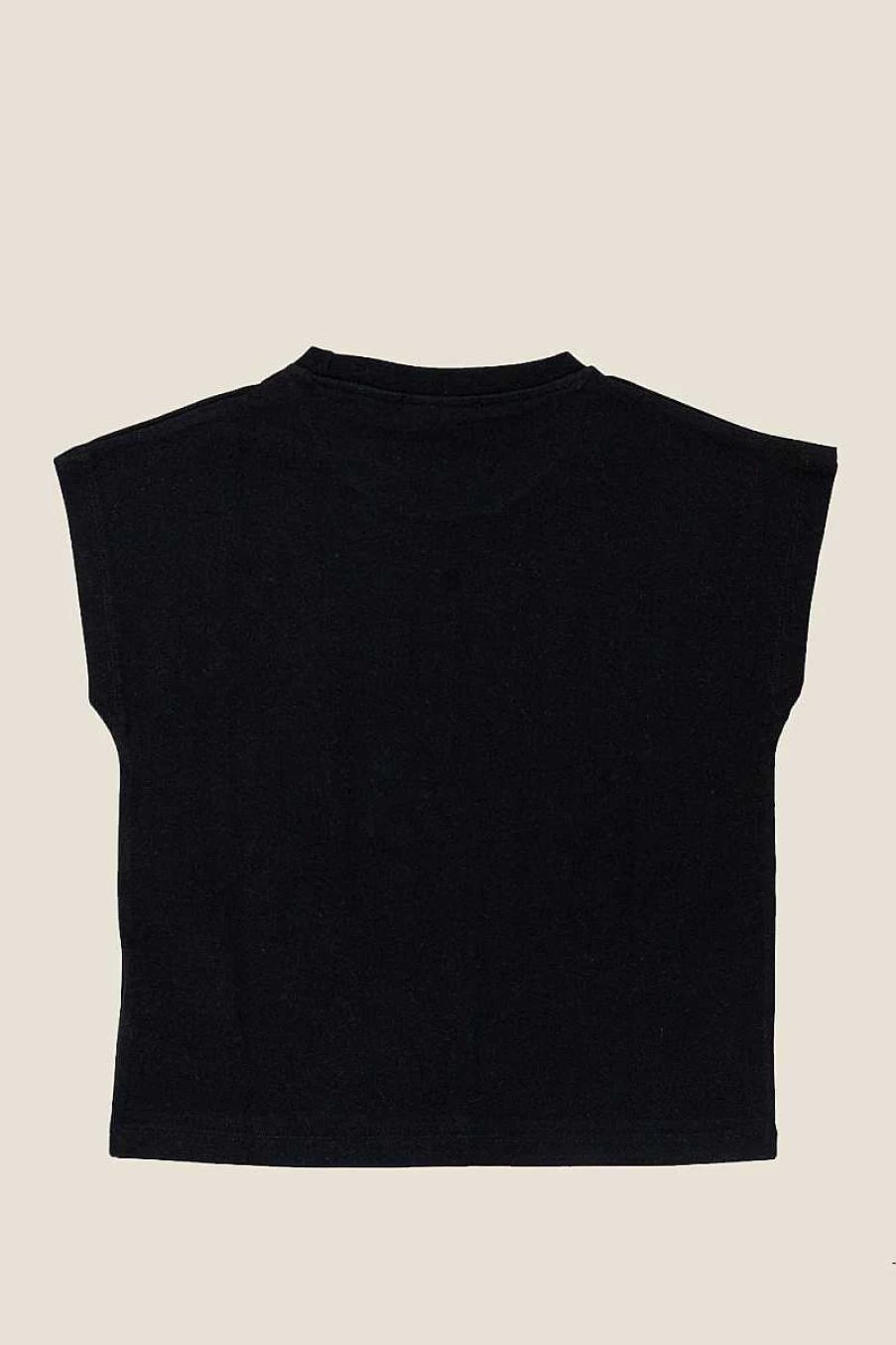 "Vicolo Girls' Black Graphic T-Shirt 3146M0589 - Stylish Cotton Tee for Teens"