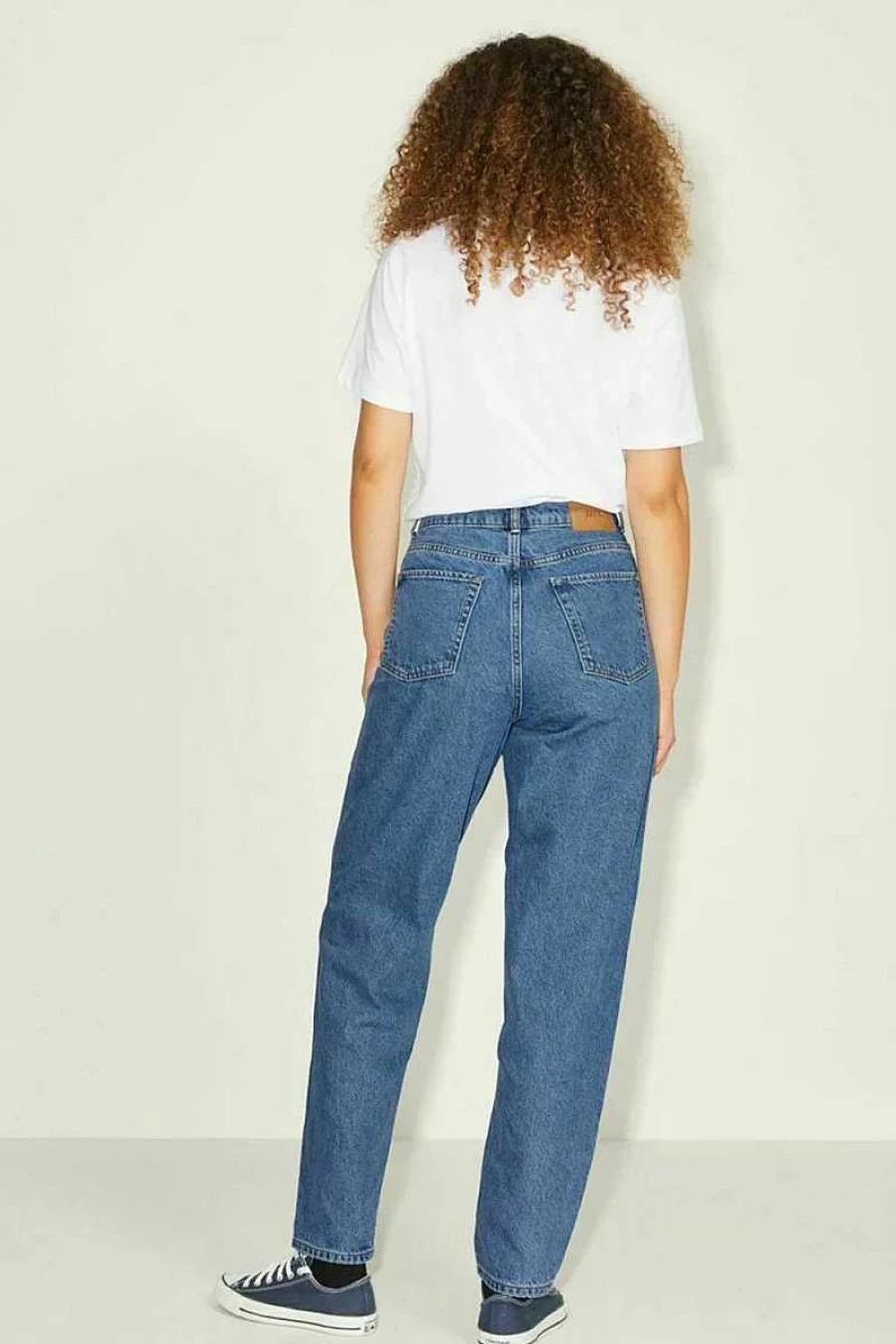 "Jjxx Women's Medium Blue Mom Jeans | High Waist Denim Pants 12203987"