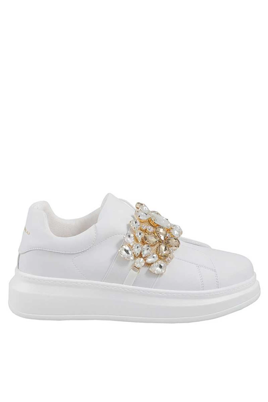 Tosca Blu Women's Alassio White Nappa Leather Sneakers