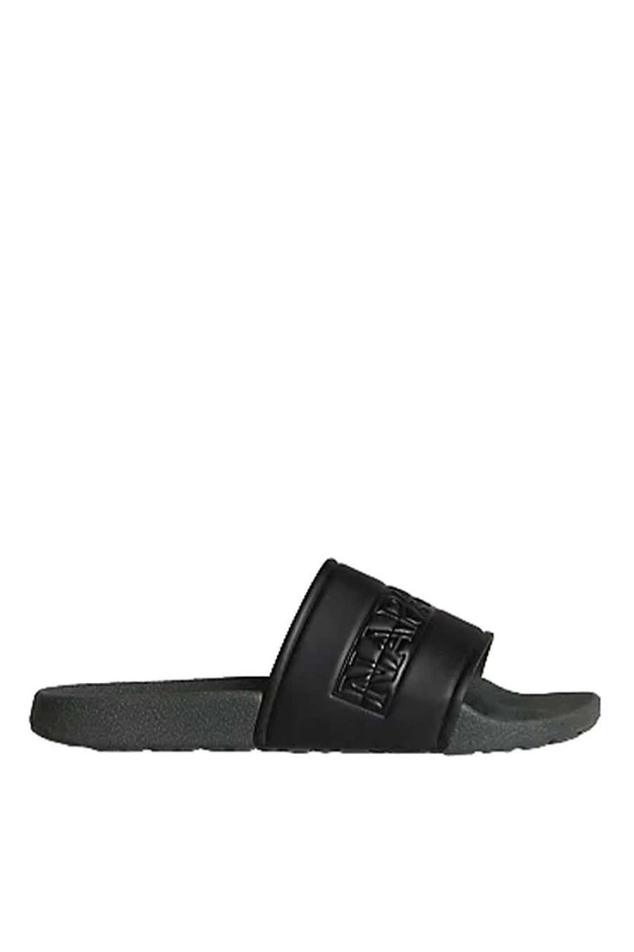 Napapijri Men's Green & Black Slippers - Comfortable Indoor/Outdoor Footwear