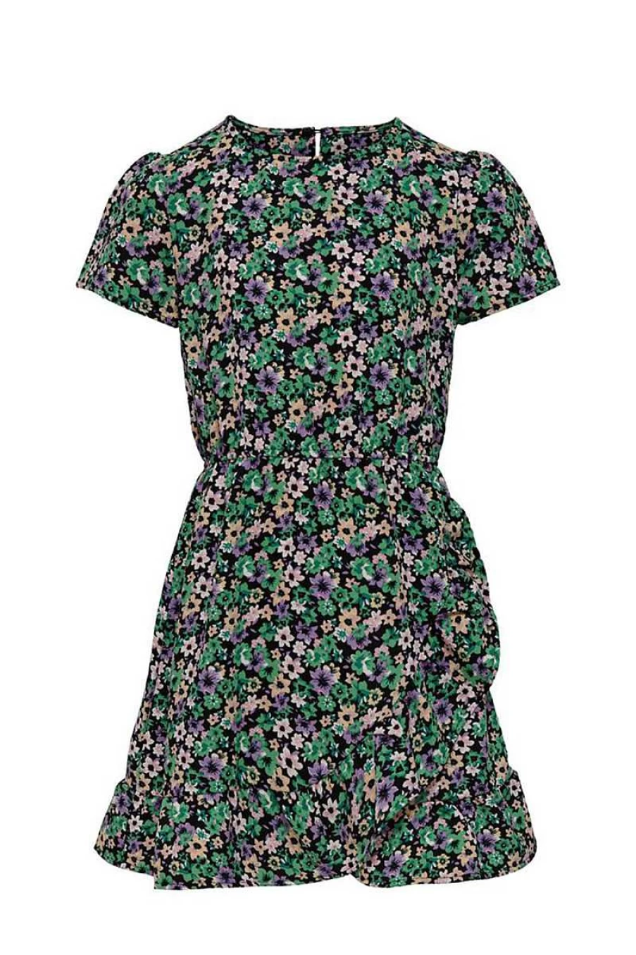 "Only Girl's Floral Print Dress - Stylish Flower Dress for Girls"