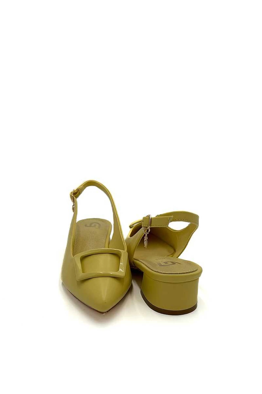 Gold&Gold Women's Ballerina Heel A23Gd741 - Yellow Comfortable Ballet Flats