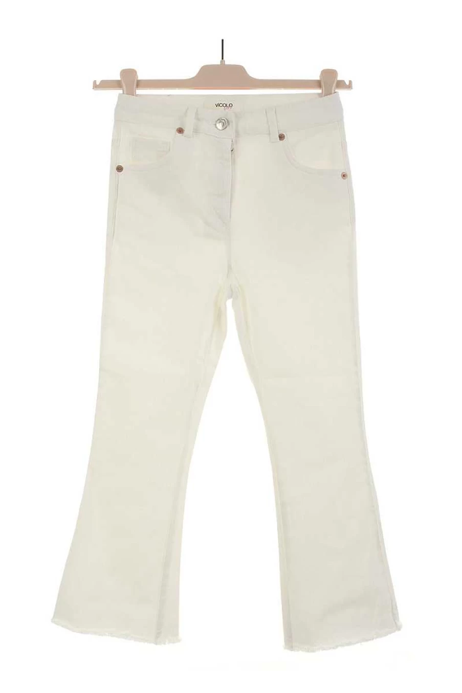 Vicolo Girl's High-Waisted Milk Wash Jeans 3145P0544 - Trendy Denim for Girls