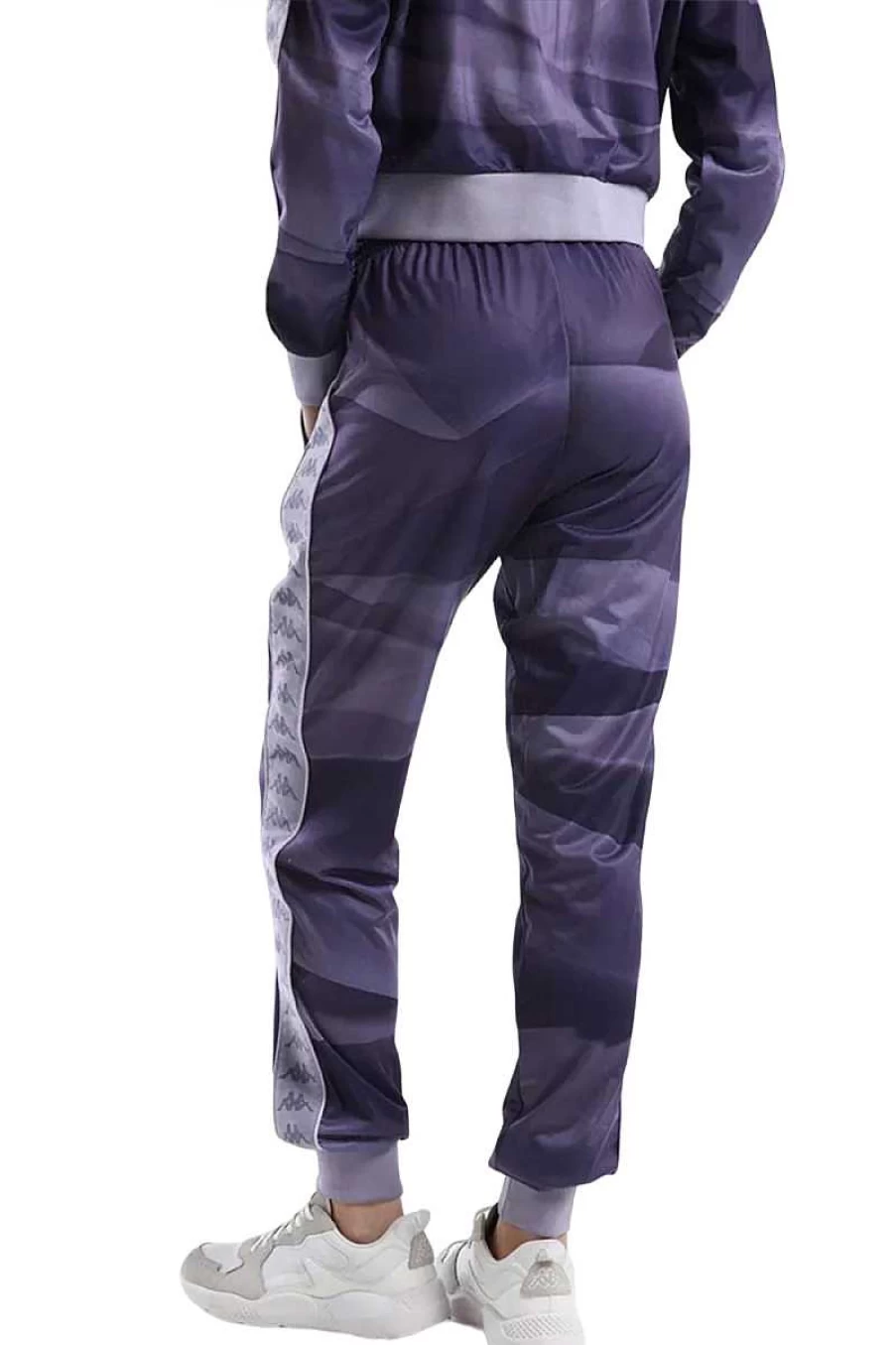 Kappa Women's Violet Sports Trousers 222 Banda Wrastoria Graphic 321C22W C4B - Athletic Training Pants
