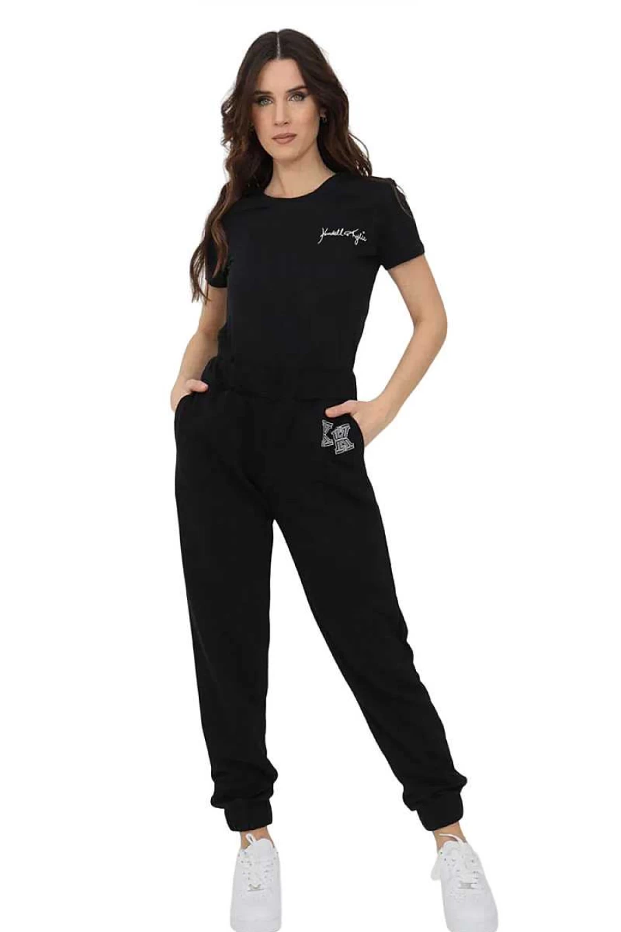 Kendalkylie Women's Basic Black Sweatpants | Comfortable Casual Lounge Pants KKW3601701