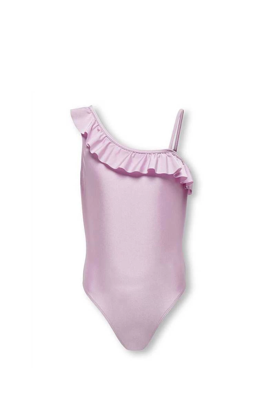 Only Girls Pink One-Piece Swimsuit | Trendy Bathing Suit for Kids