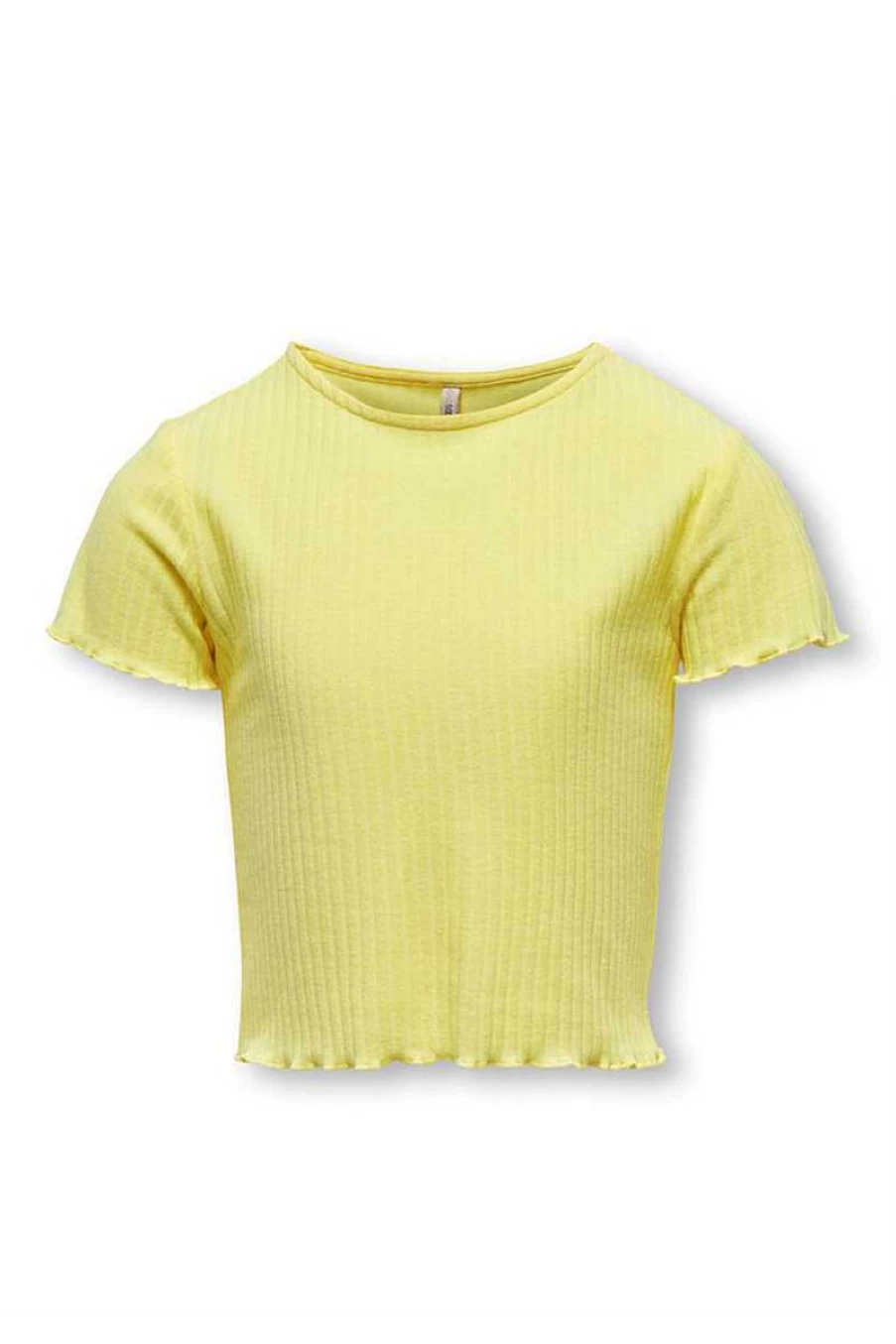 Only Girls' Ribbed Sweater in Lemon Meringue - Style 15225338
