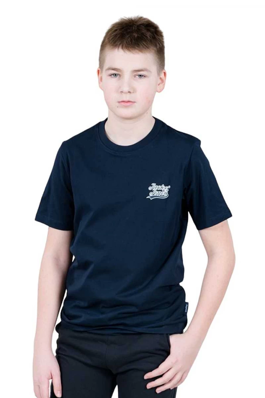 Jack & Jones Kids' Blue Graphic T-Shirt 12230610 | Comfortable Cotton Tee for Children