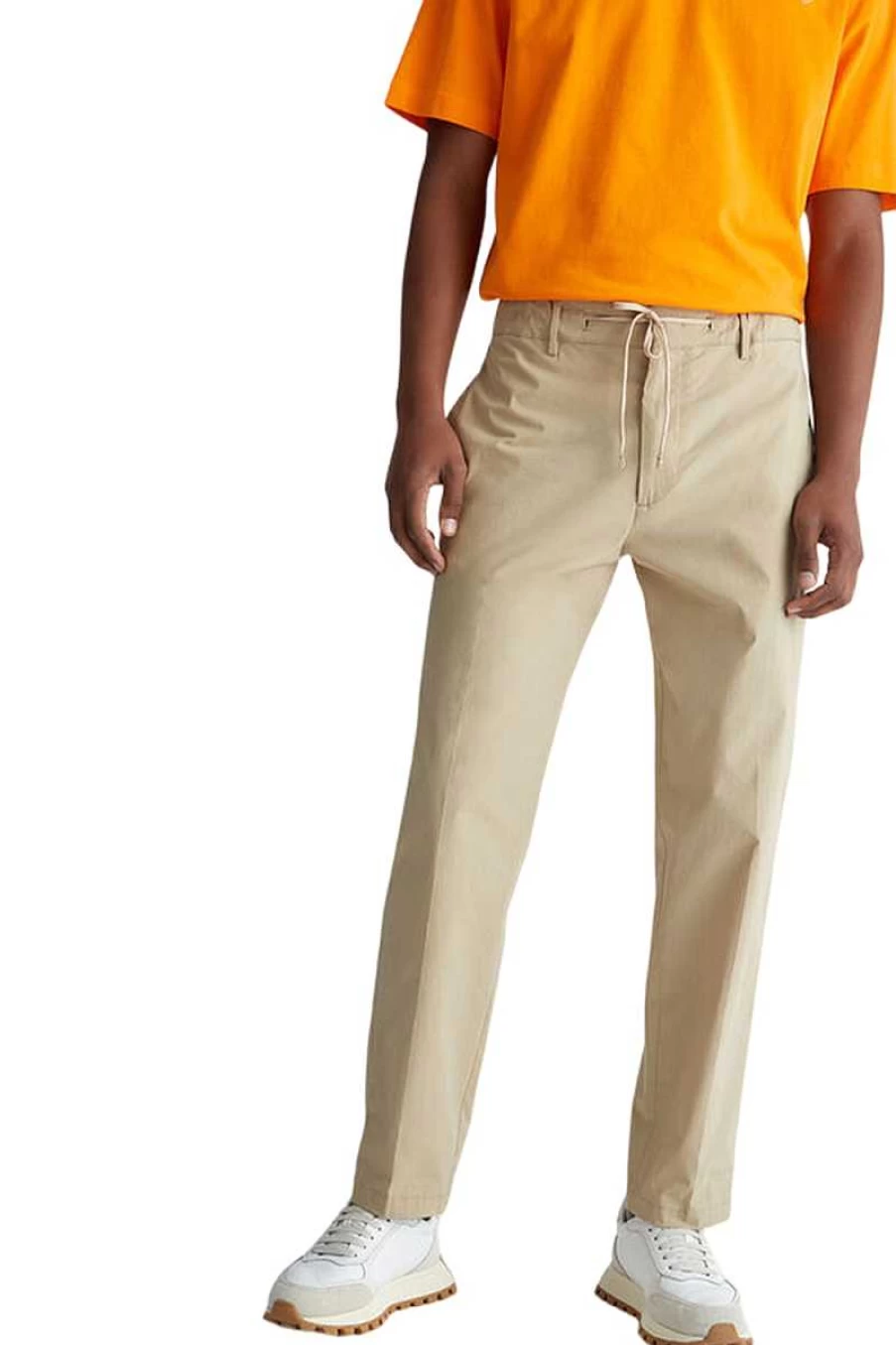 Liu Jo Men's Beige Suit Pants M123P301 - Classic Denver Tela Fabric for Formal Wear