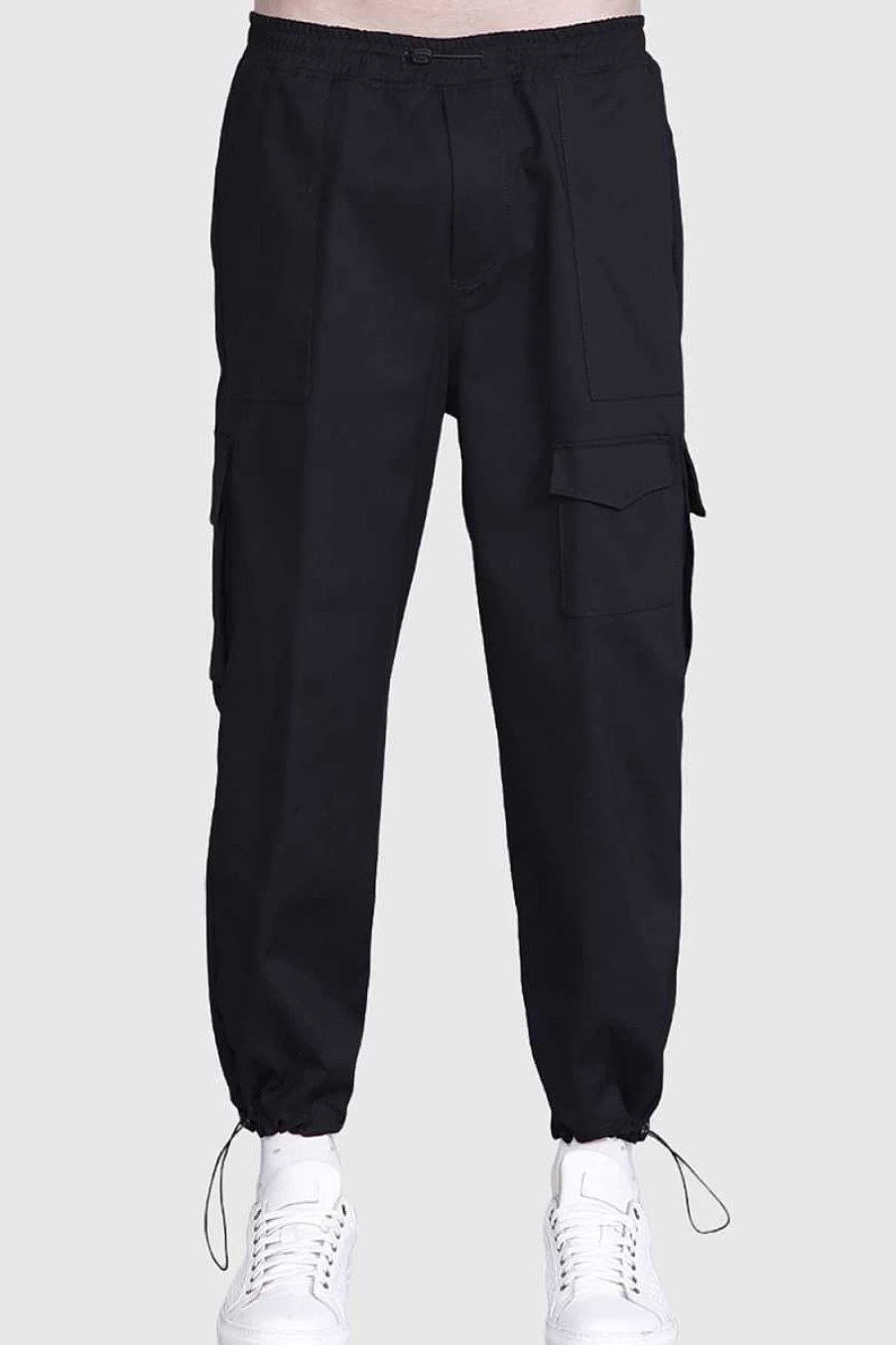 Berna Men's Black Pocket Pants M220333 - Slim Fit Casual Trousers for Men