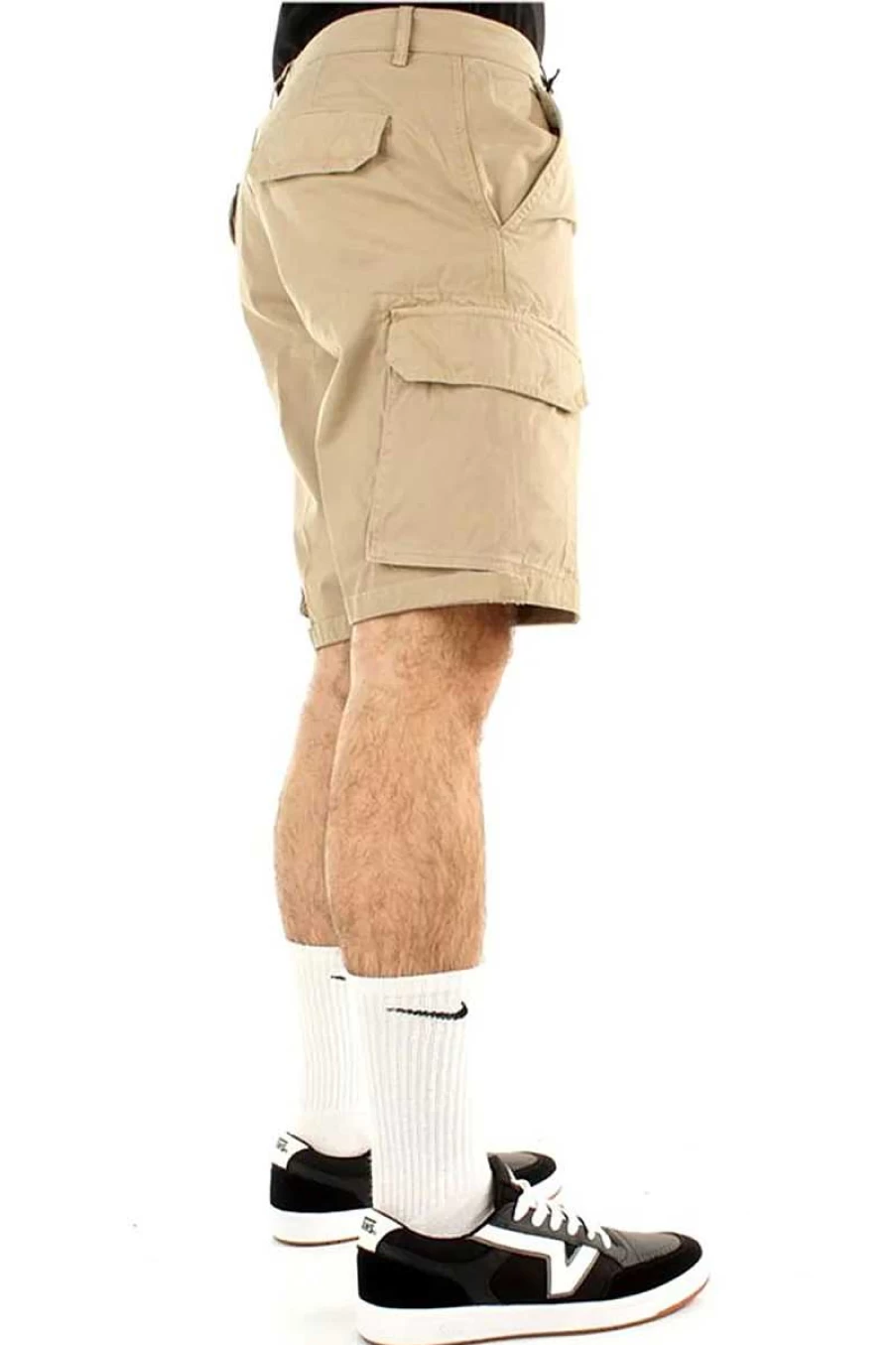 Lyle & Scott Men's Bermuda Shorts - Ecru Cotton Casual Summer Sh1815V