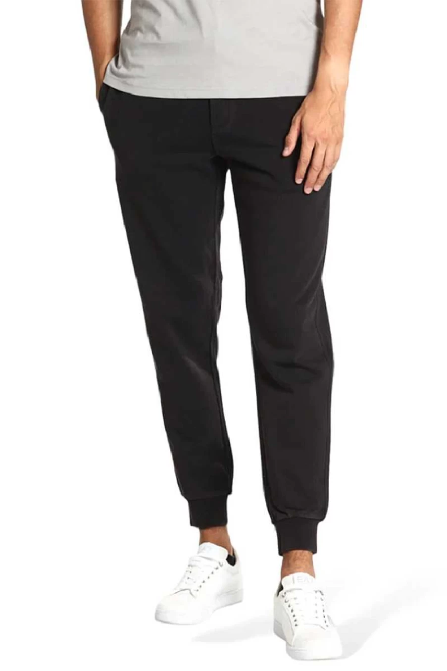 Liu Jo Men's Black Sweatpants - Comfortable Casual Joggers with Elastic Waist for Athletic & Lounge Wear