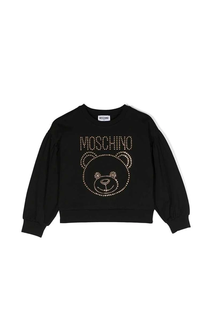Moschino Kids' Black Hdf05R-Lda11J Sweatshirt for Children