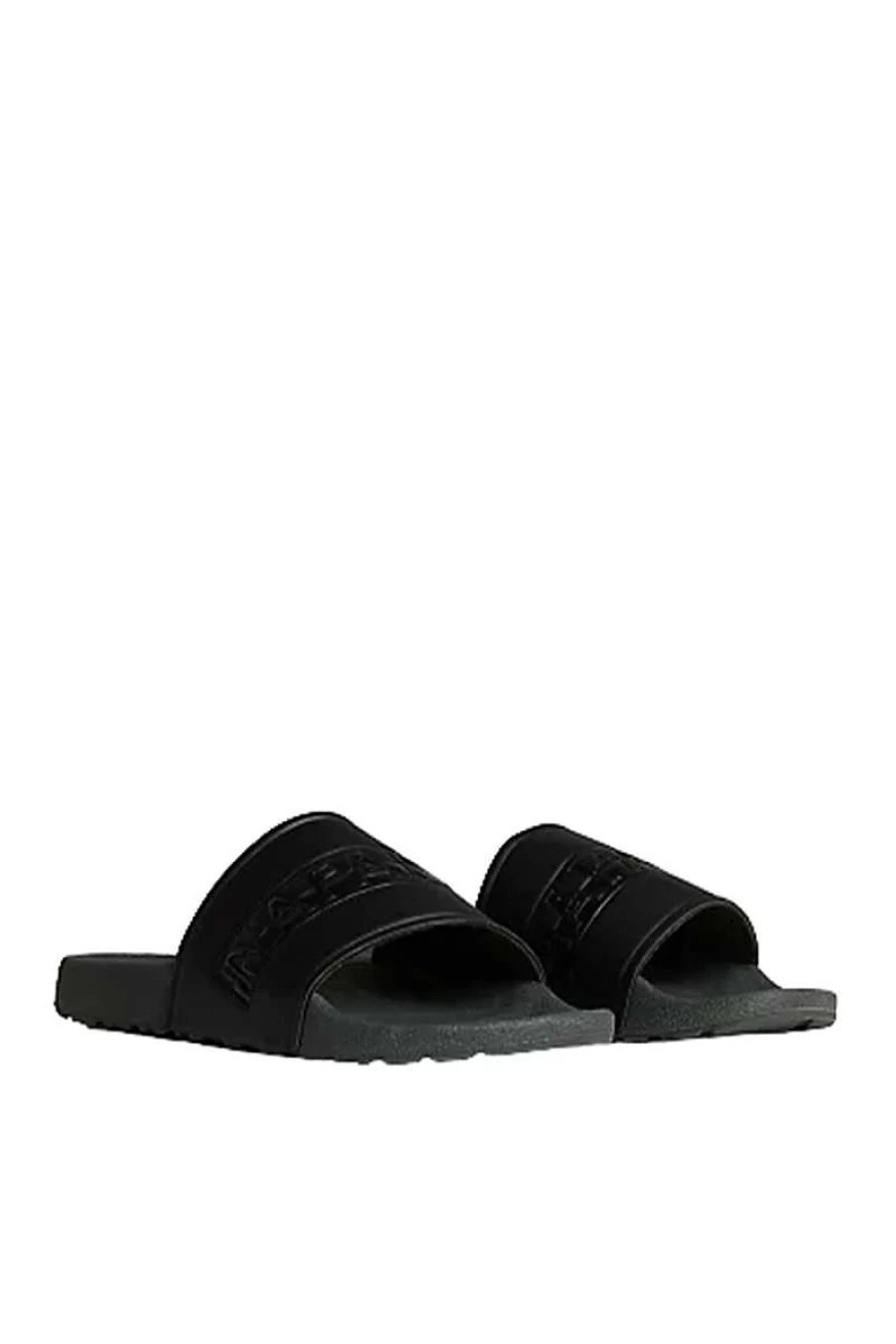 Napapijri Men's Green & Black Slippers - Comfortable Indoor/Outdoor Footwear