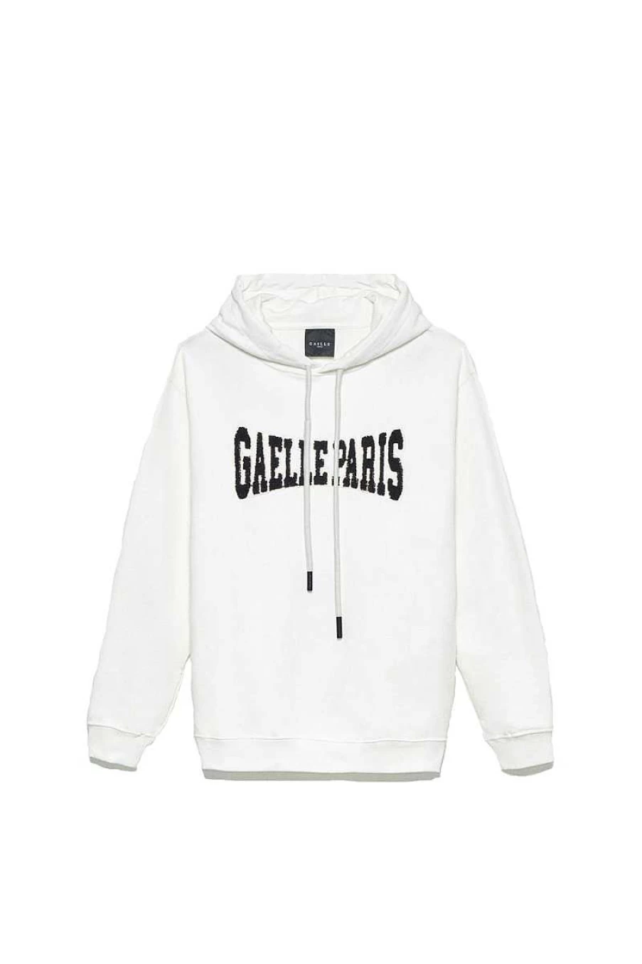 Gaelle Men's Off White Sweatshirt GBU01500 - Comfortable Casual Pullover
