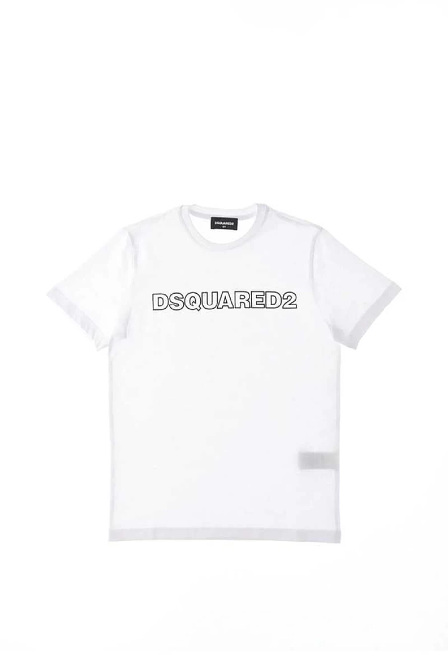 Dsquared Kids White T-Shirt Dq1757-D00Mv for Children