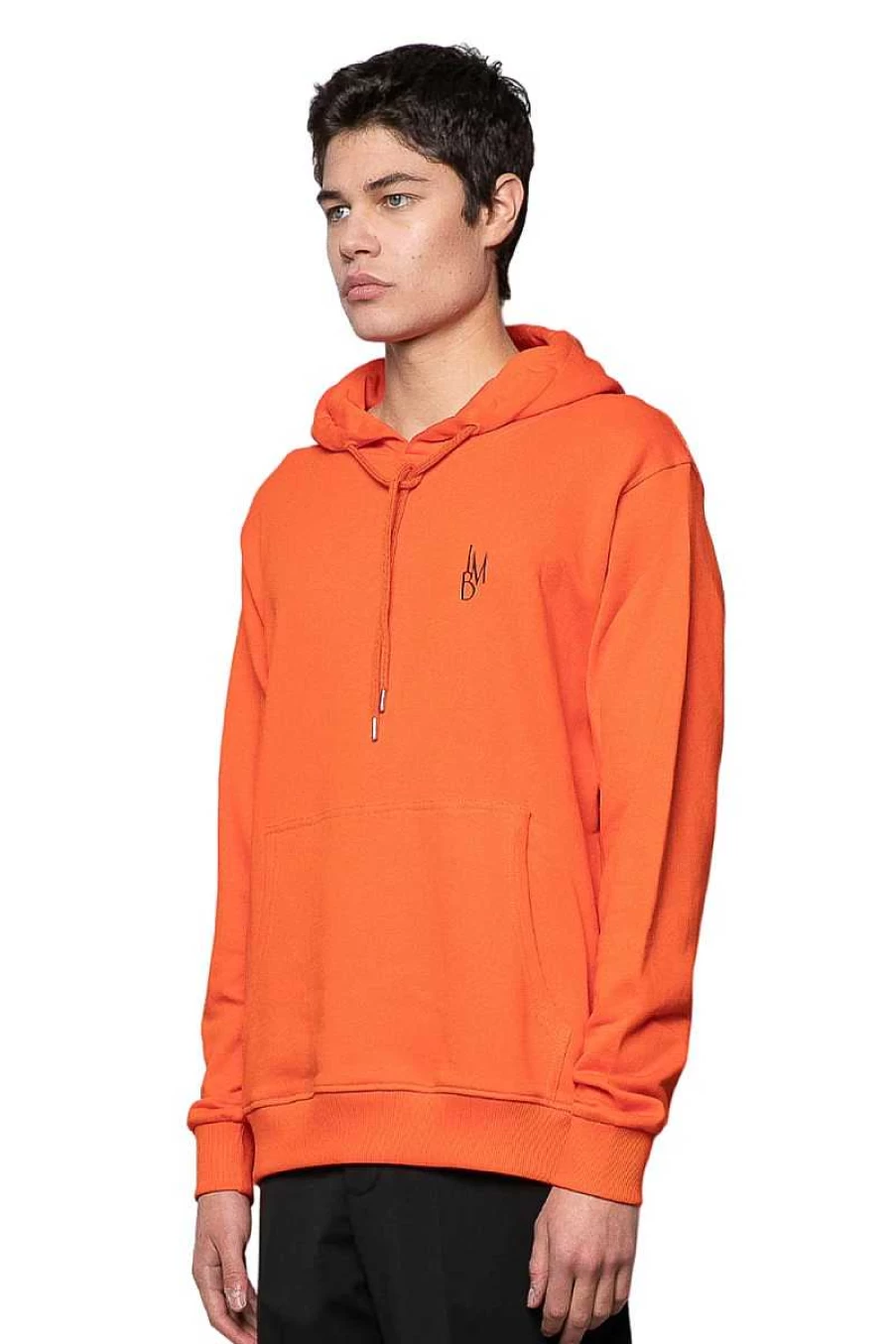 "Im Brian Men's Orange Hoodie F2471 - Stylish Comfort for Men"