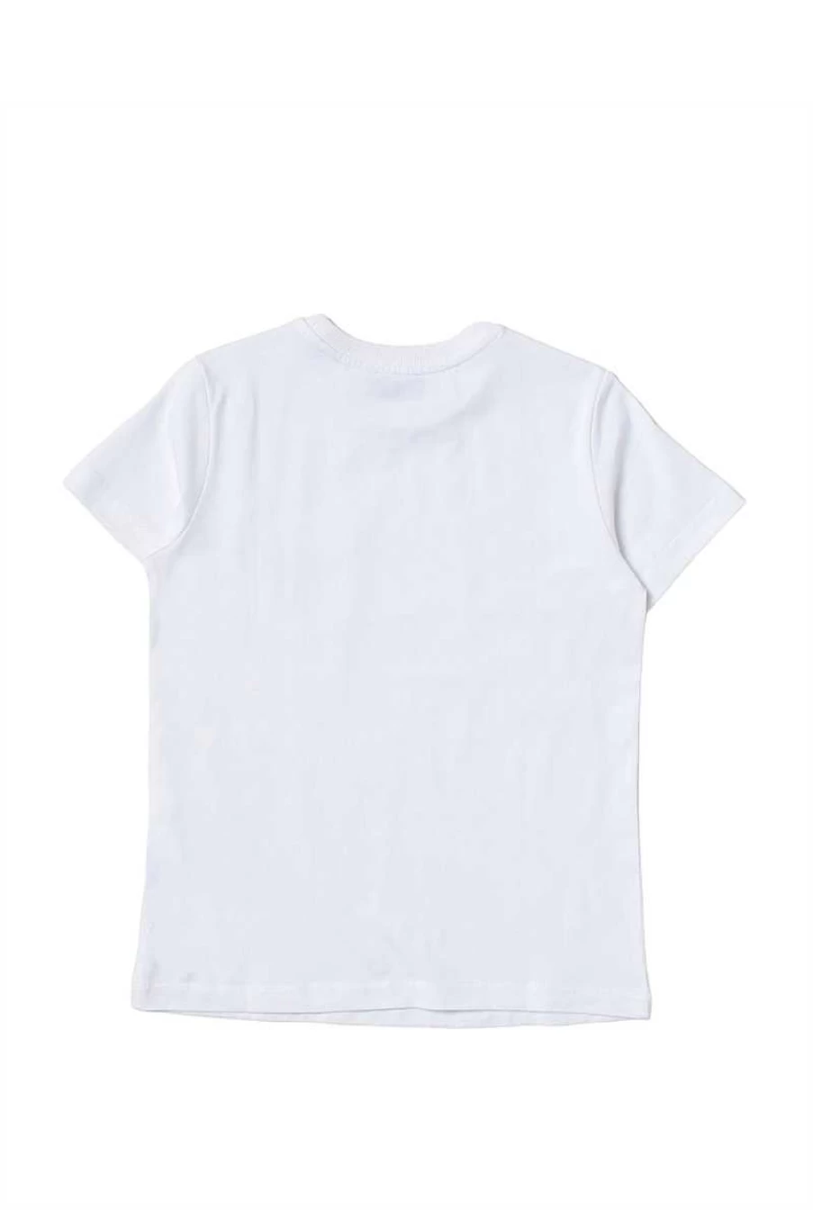 Moschino Bear Pocket T-Shirt for Girls - White Kids Graphic Tee