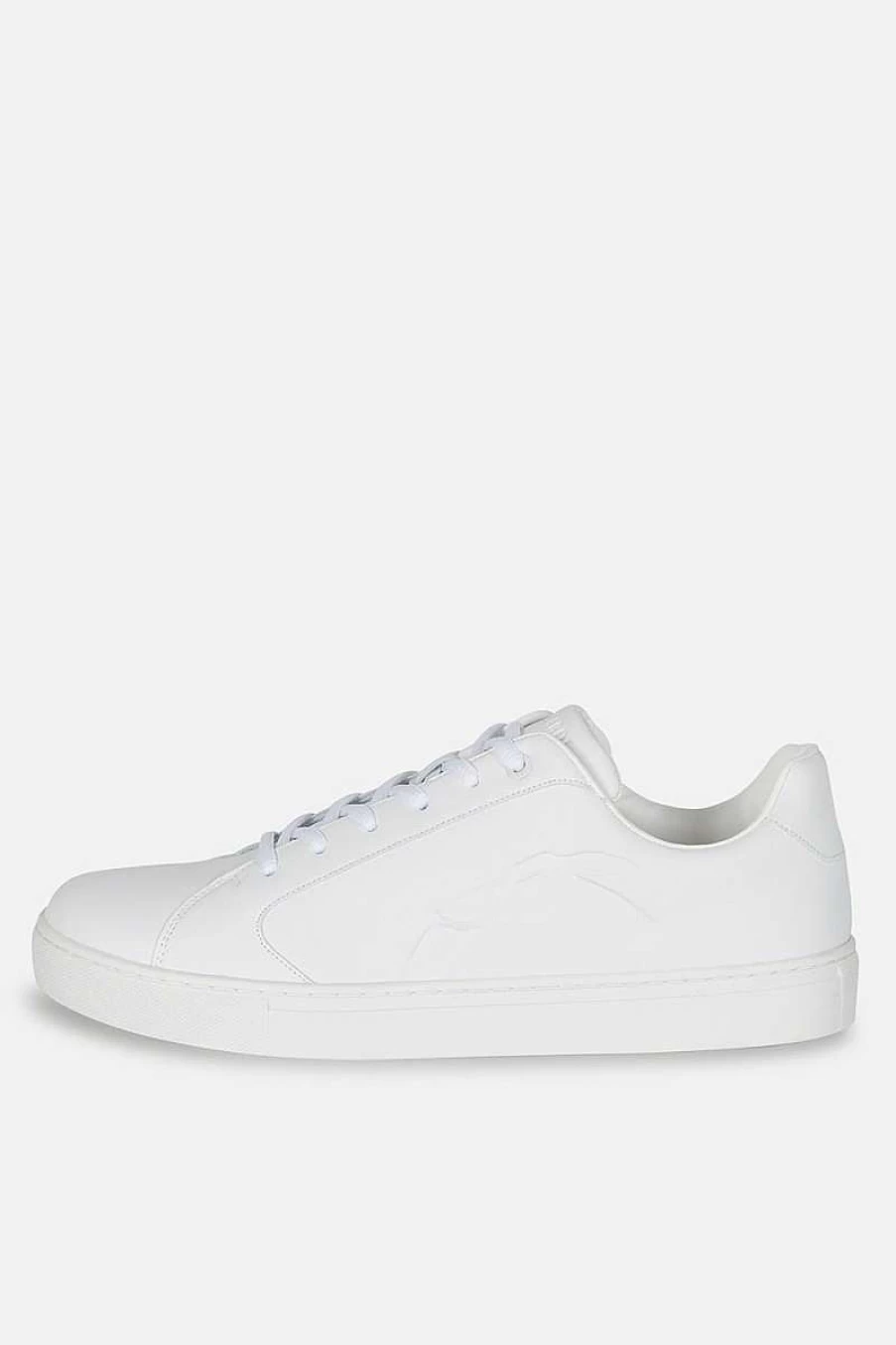 Trussardi Men's White Cassette Bottom Sneakers 77A00487
