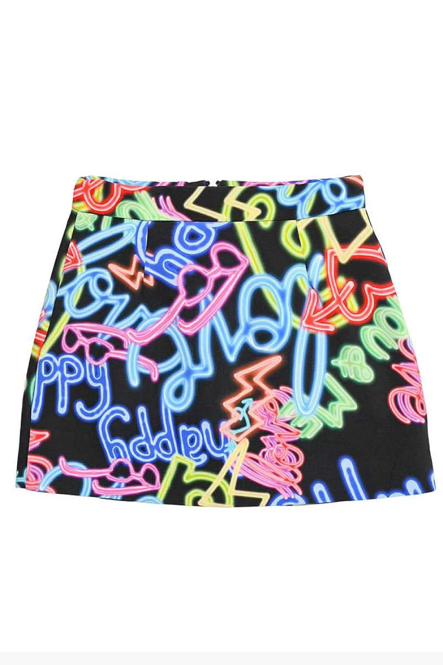 Vicolo Neon Black Skirt for Girls - Fat Neon Skirt 3146G0550 Fashion Trendy Style