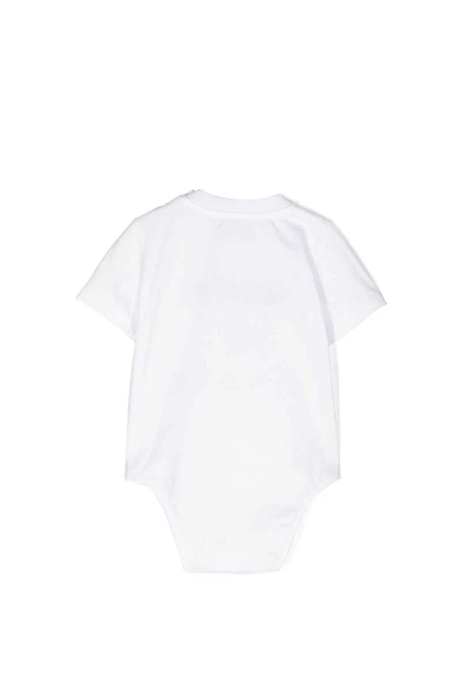 Moschino Kids White Body MUY06E-LAA22 Baby Romper for Boys and Girls