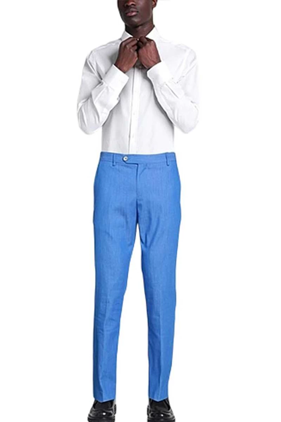Elmas Phil Men's Sky Blue Trousers - Style 130443