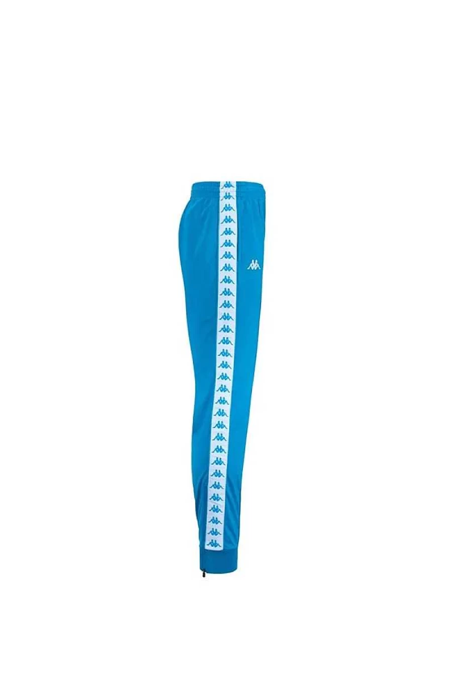 Kappa Kids Slim Tracksuit Trousers - Blue Smurf & White - Comfortable Athletic Pants for Children