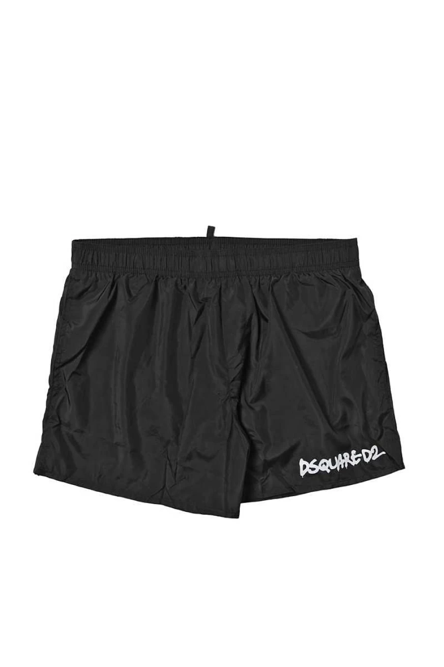 Dsquared2 D2M86M Kids Swimsuit DQ1646-D00Qk Black Child Bathing Suit
