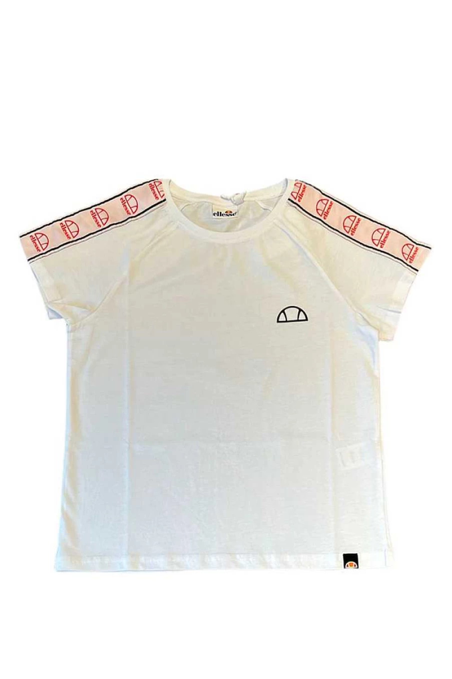 Ellesse Women's Optical White Tape T-Shirt Ehw202S22 - Stylish Casual Top