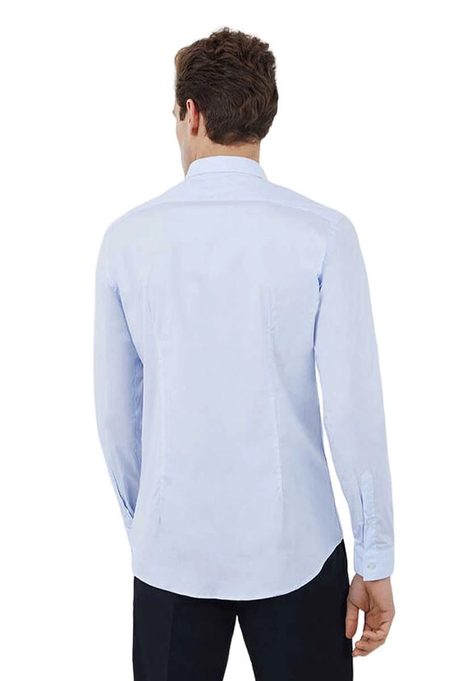 Liu Jo Men's Slim Fit Shirt in Milano Sky Blue - Style M000P201