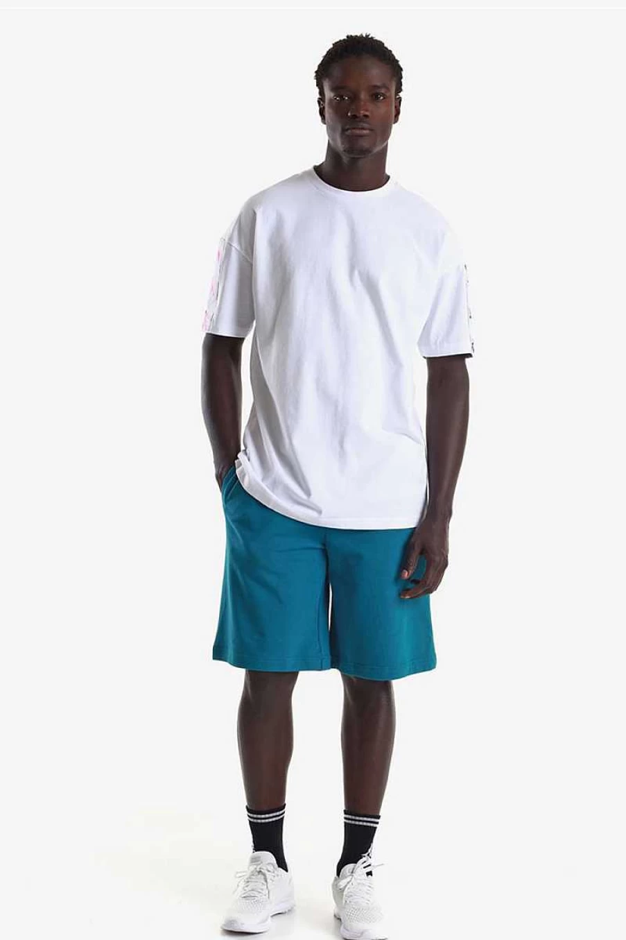 Kappa Men's 222 Band 10 Lilac Ss35146Kw Sneakers in White, Black, and Raspberry