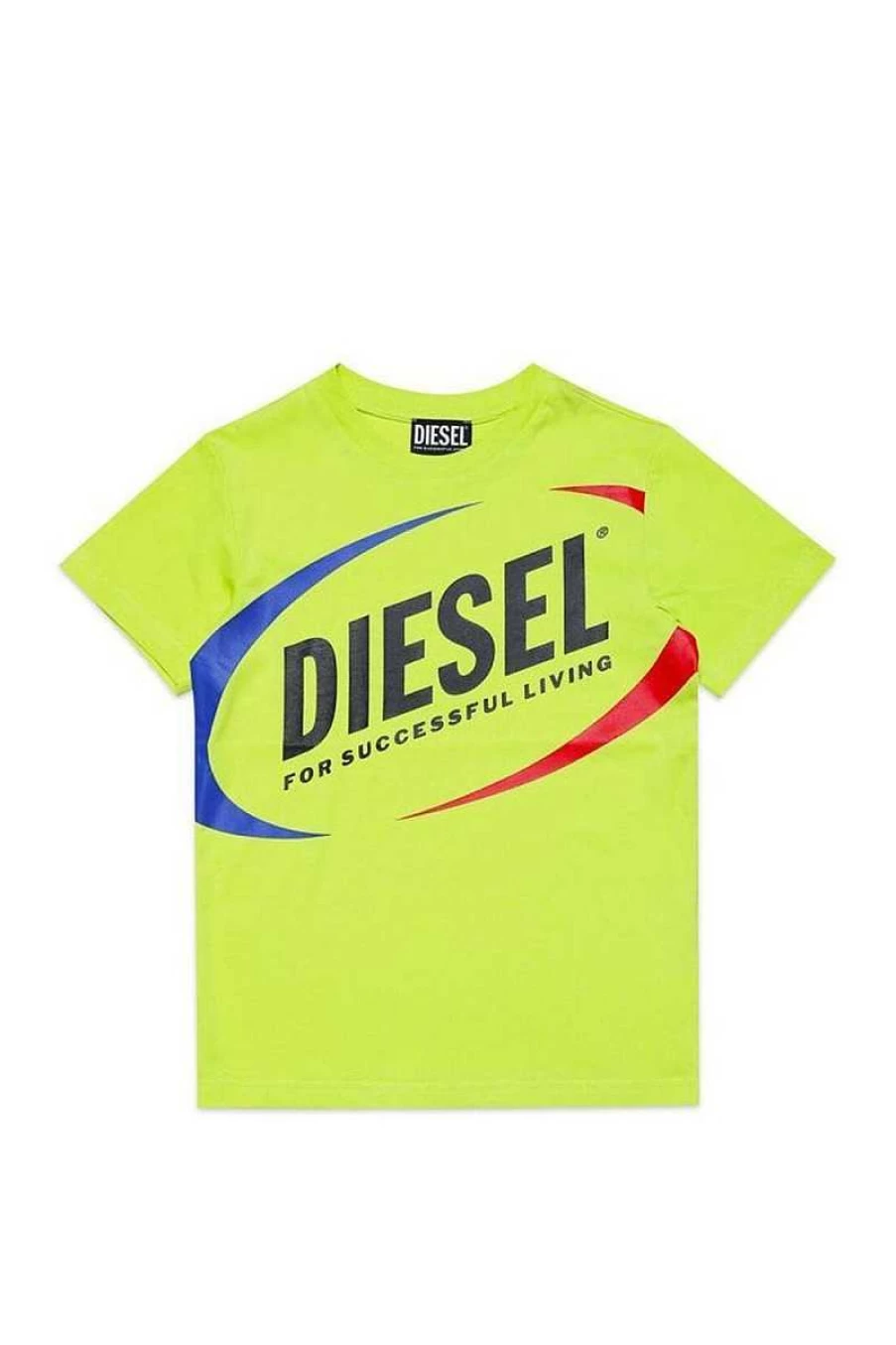 Diesel Kids' Yellow Cotton T-Shirt - Comfortable Casual Tee for Children