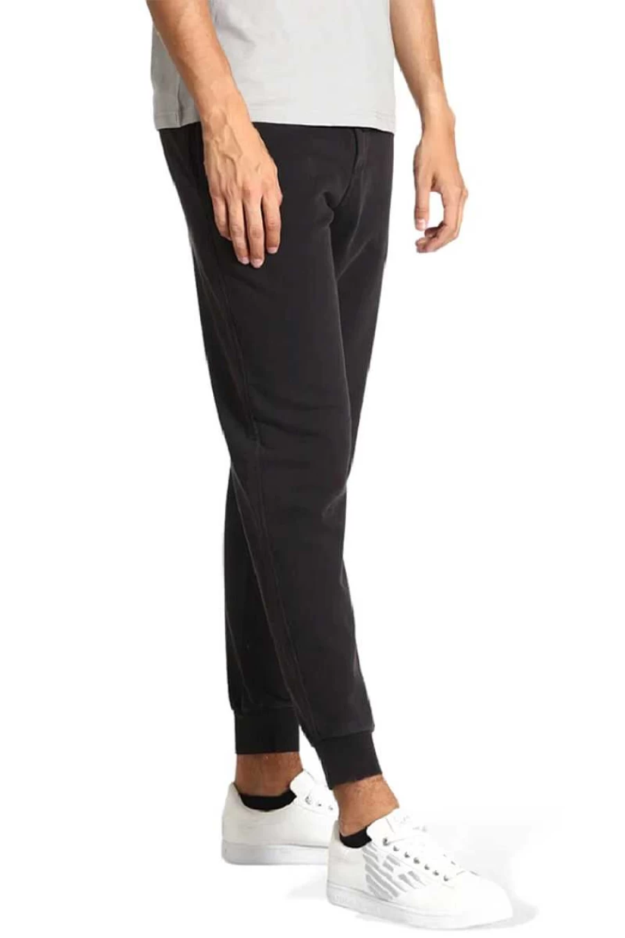 Liu Jo Men's Black Sweatpants - Comfortable Casual Joggers with Elastic Waist for Athletic & Lounge Wear