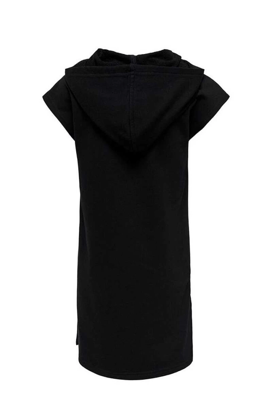 Only Girls Sleeveless Fleece Dress 15253127 - Black Winter Wear for Kids